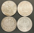 II RP, 10 złotych Piłsudski i Głowa Kobiety - lot 4 sztuk