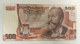 Banknot 500 SCHILLING 1965