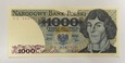Banknot 1000 złotych 1979 seria DB - rzadszy
