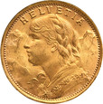 Szwajcaria 20 franków szw. 1935 st.1