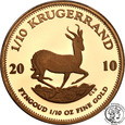 RPA 1/10 Krugerrand 2010 (1/10 uncji złota) st.L