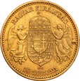 Węgry 10 koron 1892 Franciszek Józef I st. 2