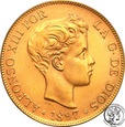 Hiszpania 100 Pesetas 1897 Alfonso XIII st.1