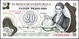 KOLUMBIA 20 Pesos z 1983 roku stan bankowy UNC
