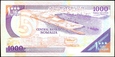 SOMALIA 1000 Szylingów z 1990 roku stan bankowy UNC
