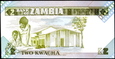 ZAMBIA 2 Kwacha z 1986 roku stan bankowy UNC