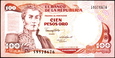 KOLUMBIA 100 Pesos z 1986 roku stan bankowy UNC