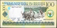RWANDA 500 Franków z 2003 roku stan bankowy UNC