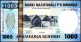 RWANDA 1000 Franków z 2004 roku stan bankowy UNC
