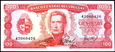 URUGWAJ 100 Pesos 1967 rok stan bankowy UNC