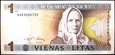 LITWA 1 Lit z 1994 roku stan bankowy UNC