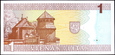 LITWA 1 Lit z 1994 roku stan bankowy UNC