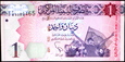 LIBIA 1 Dinar z 2013 roku stan bankowy UNC