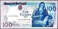 PORTUGALIA 100 Escudos z 1984 roku stan bankowy UNC