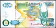 ZAMBIA 20 KWACHA 1992 ROK STAN BANKOWY UNC