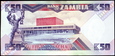 ZAMBIA 50 Kwacha 1986 rok stan bankowy UNC