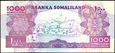 SOMALILAND 1000 Szylingów z 2011 roku stan bankowy UNC