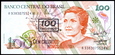 BRAZYLIA 100 CRUZEIROS 1990 ROK STAN BANKOWY UNC