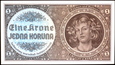 PROTEKTORAT CZECH I MORAW 1 Korona z 1940 roku stan bankowy UNC