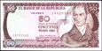 KOLUMBIA 50 Pesos z 1986 roku stan bankowy UNC
