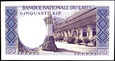 LAOS 50 Kip z 1963 roku stan bankowy UNC