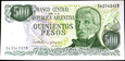 ARGENTYNA 500 Pesos 1977 rok stan bankowy UNC