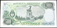 ARGENTYNA 500 Pesos 1977 rok stan bankowy UNC