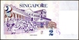 SINGAPUR 2 Dolary z 2000 roku stan bankowy UNC