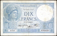 FRANCJA 10 Franków z 1941 roku