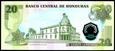 HONDURAS 20 Lempiras 2008 rok stan bankowy UNC