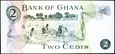 GHANA 2 Cedis z 1978 roku stan bankowy UNC