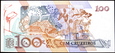 BRAZYLIA 100 Cruzados z 1990 roku stan bankowy UNC