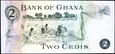 GHANA 2 Cedis z 1977 roku stan bankowy UNC