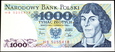 1000 Złotych z 1982 roku seria HB stan pierwszy bankowy UNC - PRL