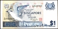 SINGAPUR 1 Dolar z 1976 roku stan bankowy UNC