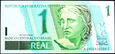 BRAZYLIA 1 Real z 2003 roku stan bankowy UNC