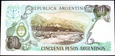 ARGENTYNA 50 Pesos 1983 rok stan bankowy UNC