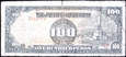 FILIPINY - OKUPACJA JAPOŃSKA 100 Pesos z 1942 roku