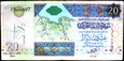 LIBIA 20 Dinarów z 1999 roku 