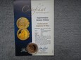 Medal Studukatówka Zygmunta III Wazy kopia