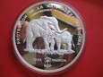 Gwinea 5 x 7000 francos Słonie