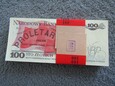 100 zł Waryński 1986 paczka seria RR
