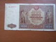 1000 złotych 1946 seria Wb.