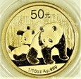 50 yuan - Panda 2010 Chiny 1/10 Oz. Au999