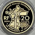 Francja - 20 euro 2003 - Chambord - 17 g Au920 1/2 Oz.