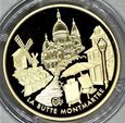 Francja - 20 euro 2002 - Montmartre - 17 g Au920 1/2 Oz.
