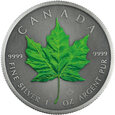 Kanada 5 $ 2020 Liść Klonu - CZTERY PORY ROKU