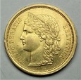 20 franków - Helvetia - 1886 Szwajcaria