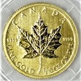 5 dolarów - Kanada Liść Klonu 2011 - 1/10 Oz. Au 999