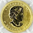 5 dolarów - Kanada Liść Klonu 2011 - 1/10 Oz. Au 999